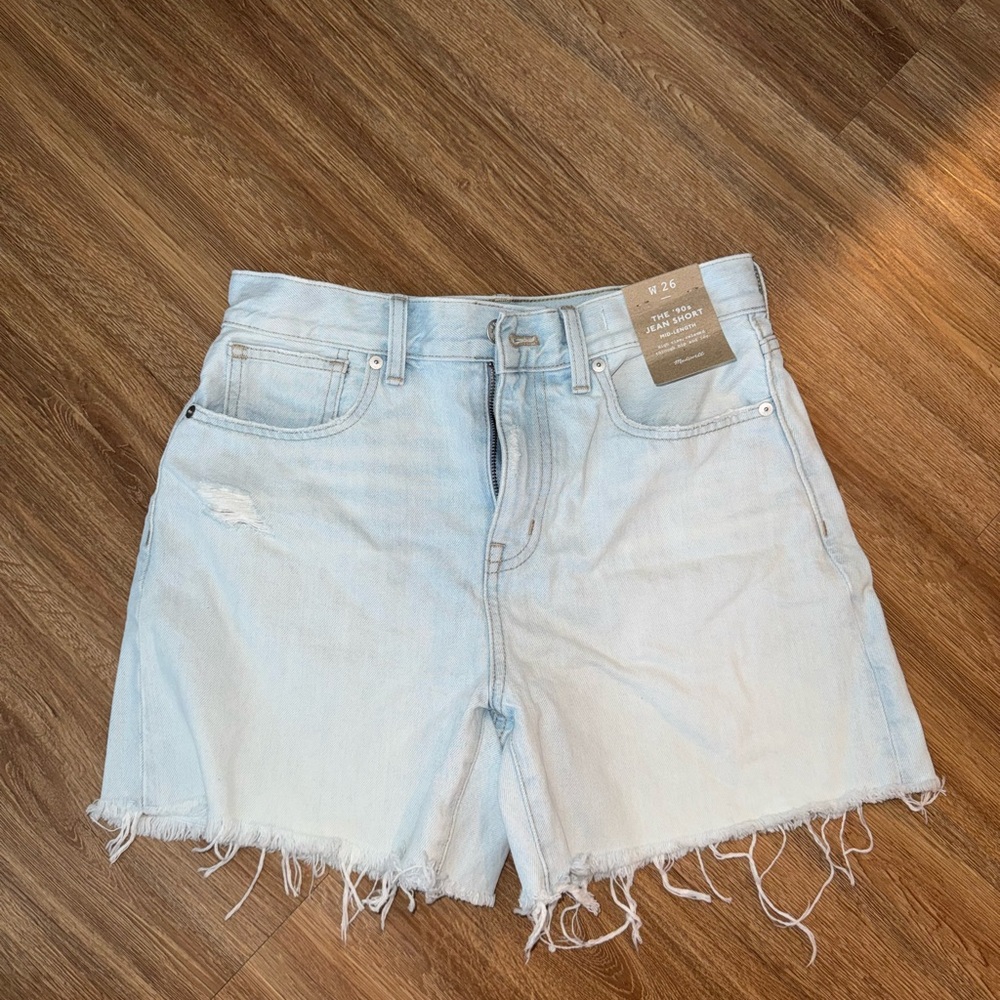 Women's Light Blue Denim Shorts